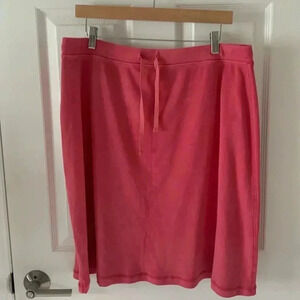 Cuffy’s of Cape Cod, pink cotton skirt size extra large
